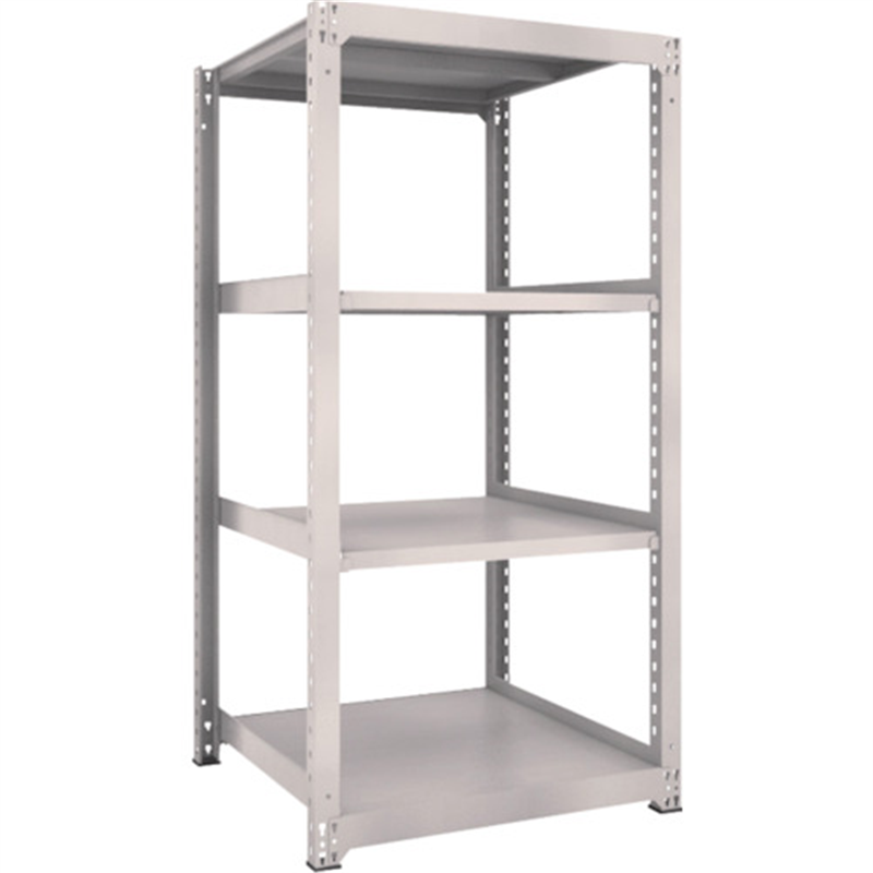 TRUSCO スチールラック M3型中量棚 900X921XH2100 4段 単体 ネオグレー 1セット（ご注文単位1セット）【直送品】