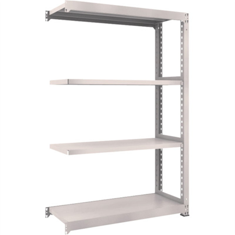 TRUSCO スチールラック M3型中量棚 1200X471XH2100 4段 連結 ネオグレー 1セット（ご注文単位1セット）【直送品】