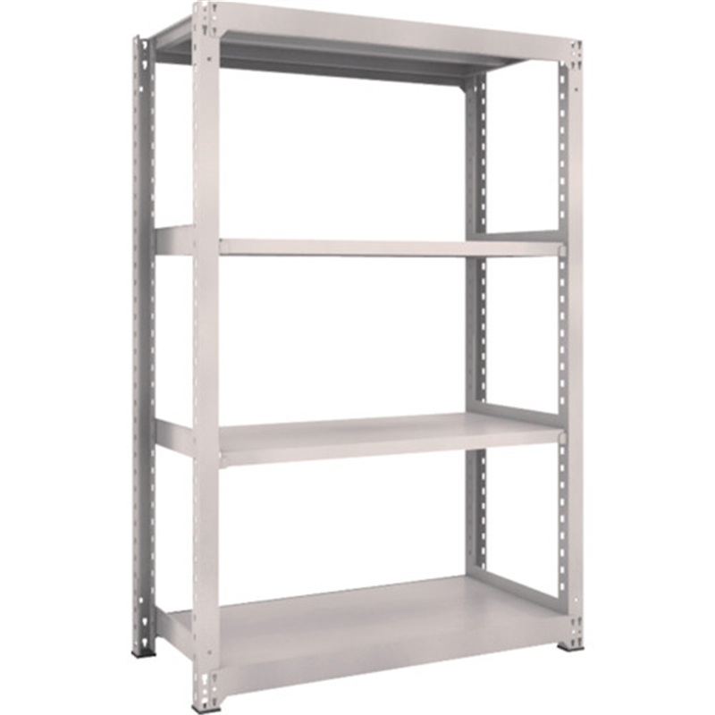 TRUSCO スチールラック M3型中量棚 1200X571XH2100 4段 単体 ネオグレー 1セット（ご注文単位1セット）【直送品】