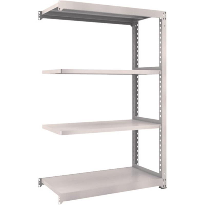 TRUSCO スチールラック M3型中量棚 1200X571XH2100 4段 連結 ネオグレー 1セット（ご注文単位1セット）【直送品】