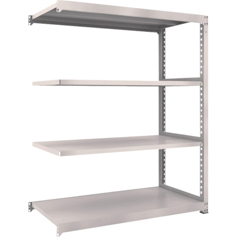 TRUSCO スチールラック M3型中量棚 1500X721XH2100 4段 連結 ネオグレー 1セット（ご注文単位1セット）【直送品】