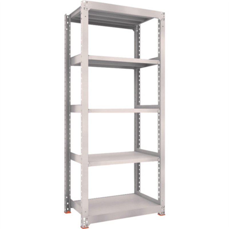 TRUSCO スチールラック M5型中量棚 900×921×H1800 5段 単体 免震樹脂ベース付 ネオグレー ネオグレー 1台（ご注文単位1台）【直送品】