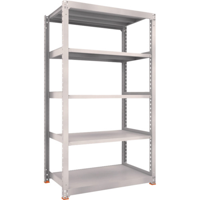 TRUSCO スチールラック M5型中量棚 1200X721XH2100 5段 単体 免震樹脂ベース付 ネオグレー ネオグレー 1台（ご注文単位1台）【直送品】