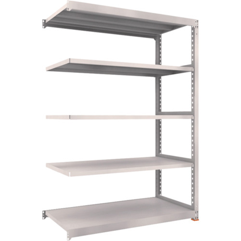 TRUSCO スチールラック M5型中量棚 1500X721XH2100 5段 連結 免震樹脂ベース付 ネオグレー ネオグレー 1台（ご注文単位1台）【直送品】