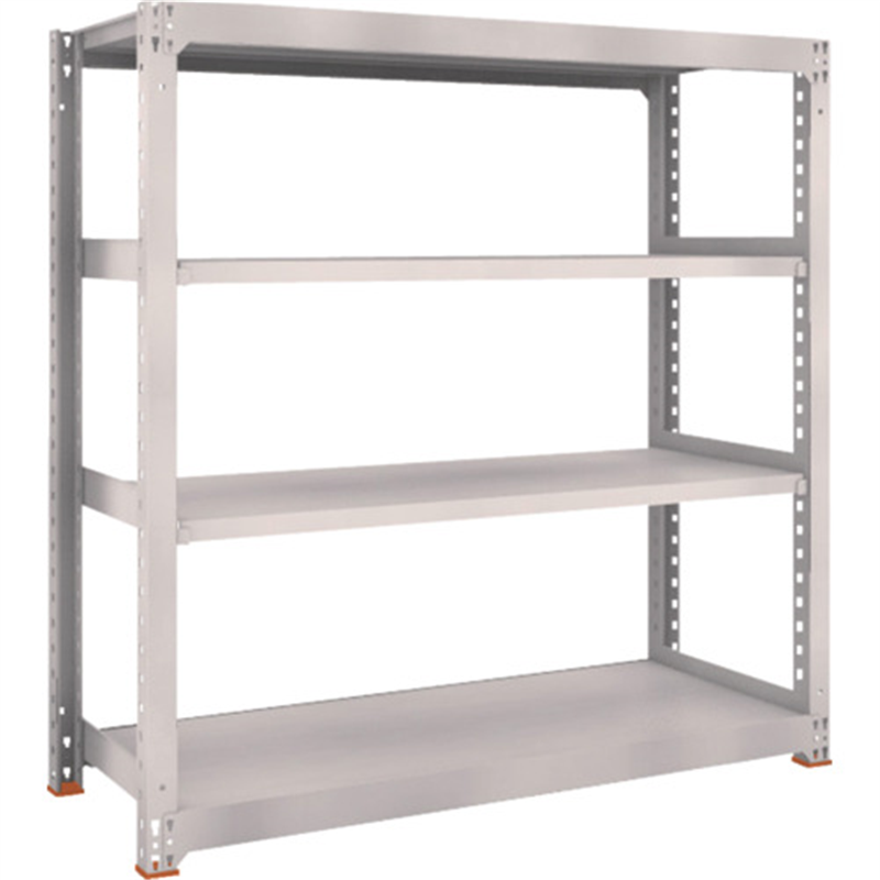 TRUSCO スチールラック M5型中量棚 1200X921XH2400 4段 単体 免震樹脂ベース付 ネオグレー ネオグレー 1台（ご注文単位1台）【直送品】