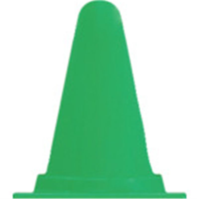 安全興業 安全コーン ミニミニコーン 緑 1本（ご注文単位1本）【直送品】