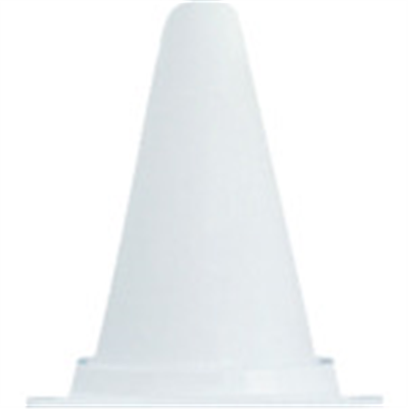 安全興業 安全コーン ミニミニコーン 白 1本（ご注文単位1本）【直送品】