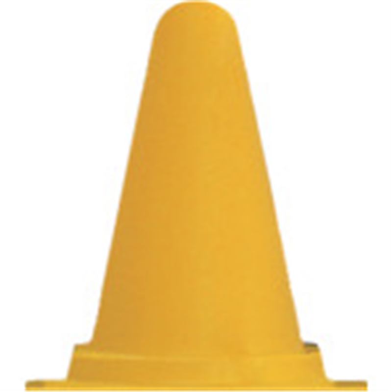 安全興業 安全コーン ミニミニコーン 黄 1本（ご注文単位1本）【直送品】