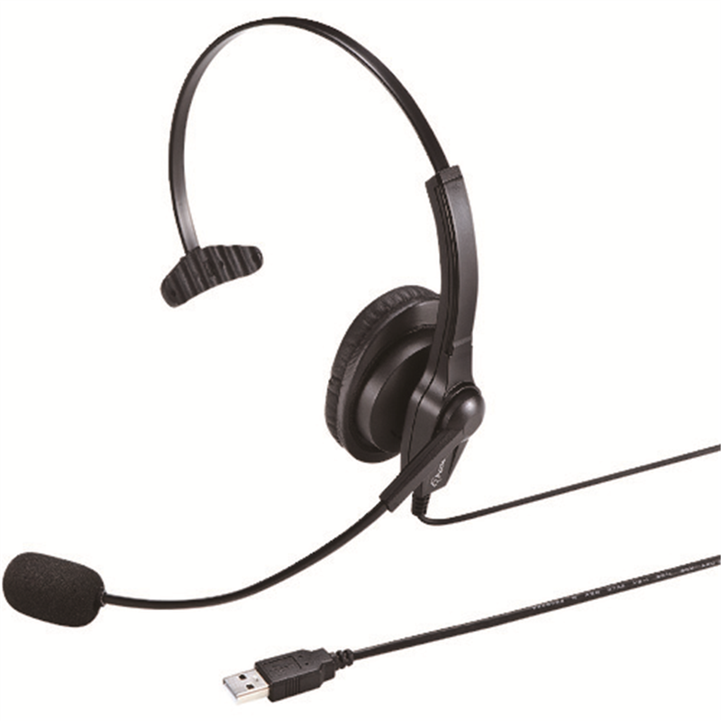 SANWA USBヘッドセット 1個（ご注文単位1個）【直送品】