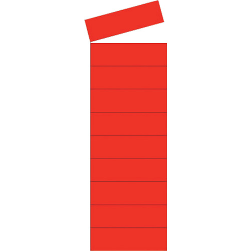 VELOS マグタッチシート赤 カットタイプ 30×100mm 10片 1袋（ご注文単位1袋）【直送品】