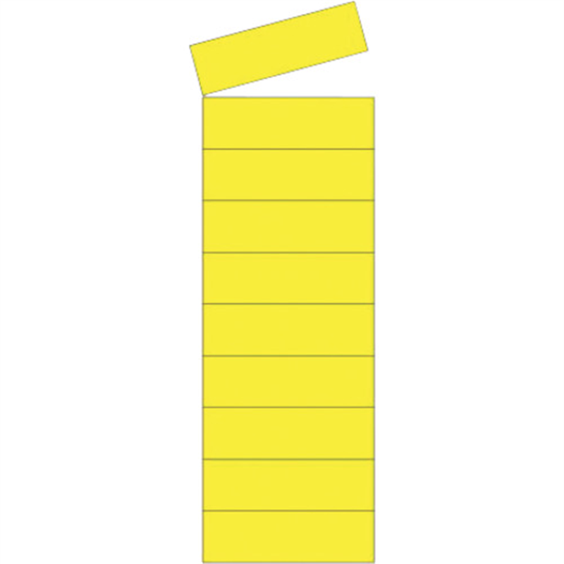VELOS マグタッチシート黄 カットタイプ 30×100mm 10片 1袋（ご注文単位1袋）【直送品】