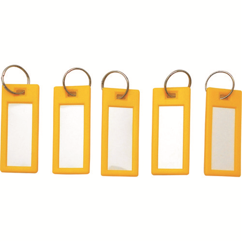 WAKI ネームホルダー5 MY013 黄 5入り 1袋（ご注文単位1袋）【直送品】
