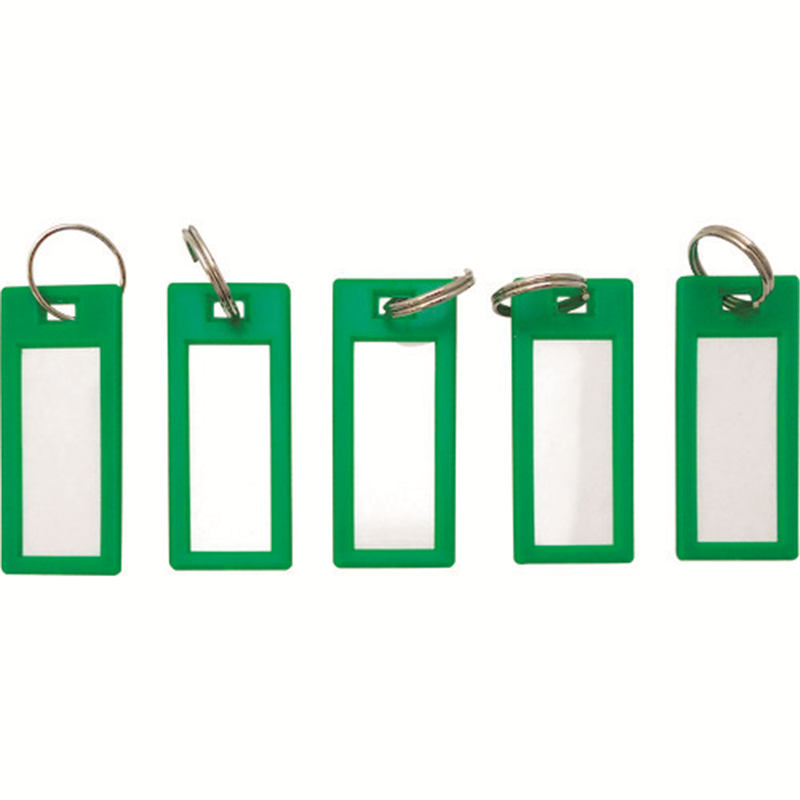 WAKI ネームホルダー5 MY014 緑 5入り 1袋（ご注文単位1袋）【直送品】