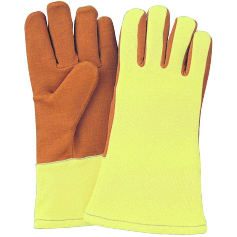 MAX 500℃対応耐熱手袋 セミロング フリー 1双（ご注文単位1双）【直送品】