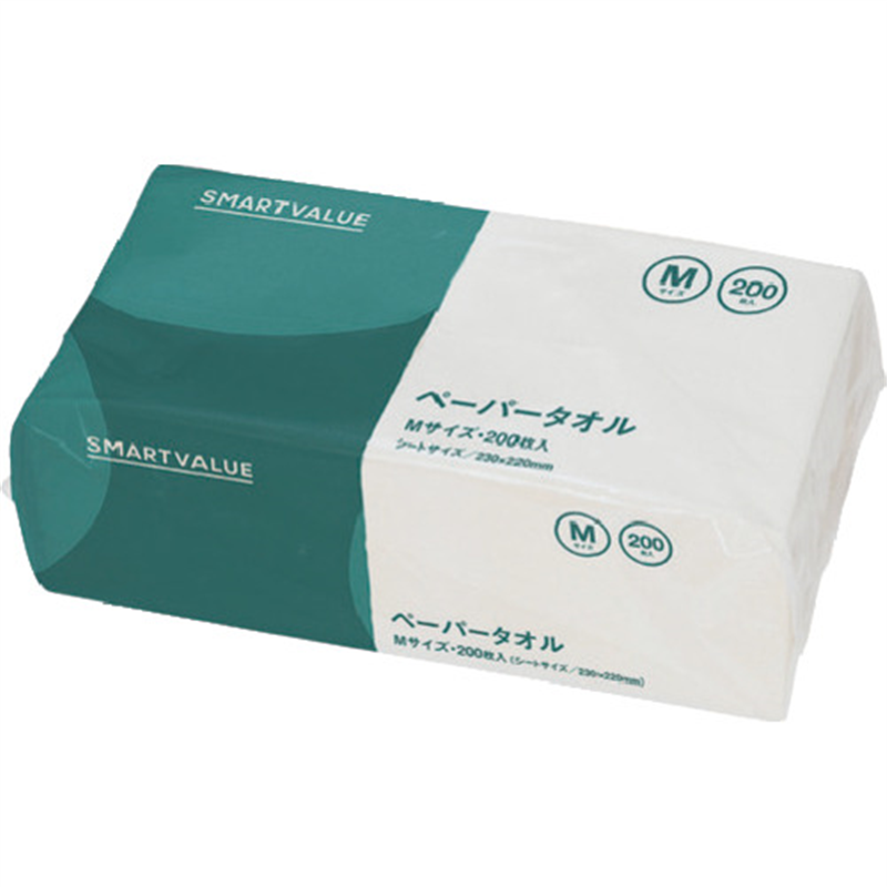 SV 160351)ペーパータオルM 200枚 N241J-M 1パック（ご注文単位1パック）【直送品】
