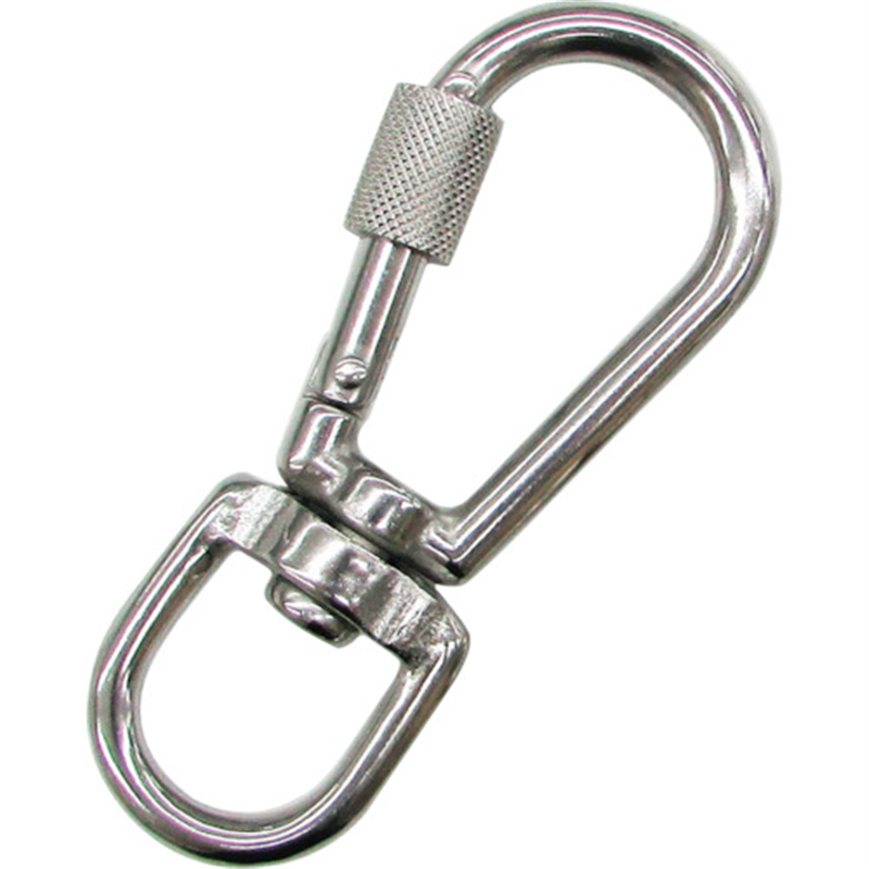 水本 ステンレス 環付スナップフック NBL型(スイベルタイプ) 線径6mm 1個（ご注文単位1個）【直送品】