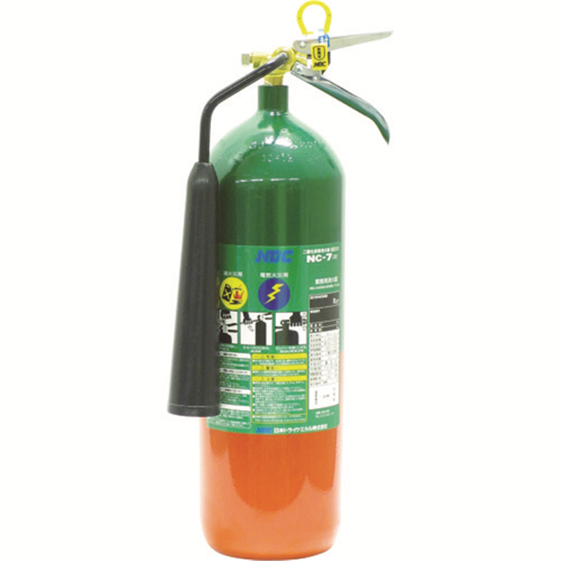 NDC 二酸化炭素消火器7型 NC-7([[R2]]) 1本（ご注文単位1本）【直送品】