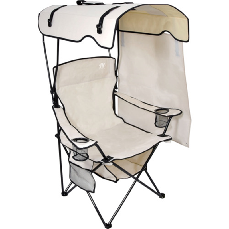 NICHIDO シェード付チェア 焼けなイス【サンド】 1台（ご注文単位1台）【直送品】