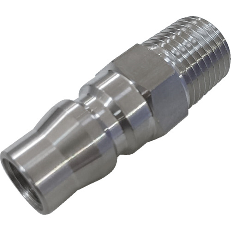 NKCカップリング NL型カップリングプラグ(SUS304) R1/4 オネジ 1個（ご注文単位1個）【直送品】