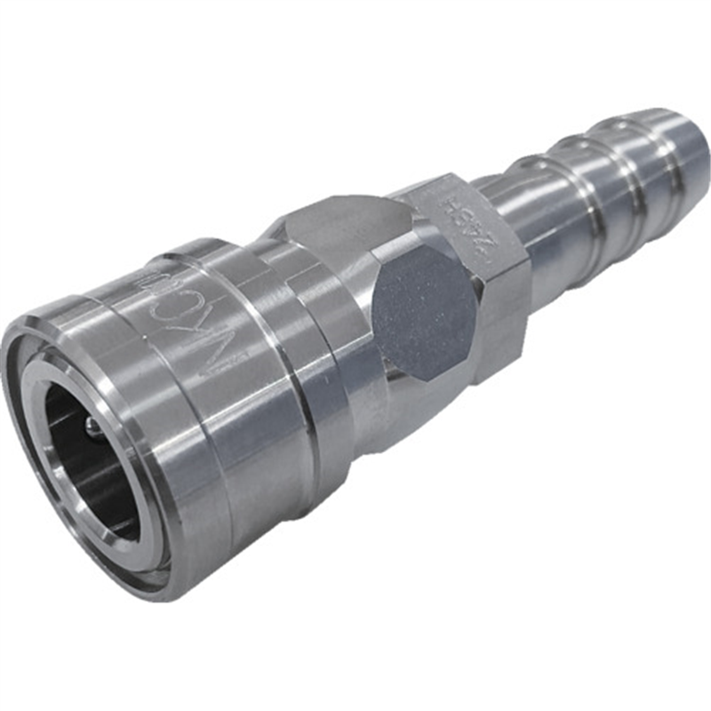 NKCカップリング NL型カップリングソケット(SUS304) 1/2ホースニップル 1個（ご注文単位1個）【直送品】