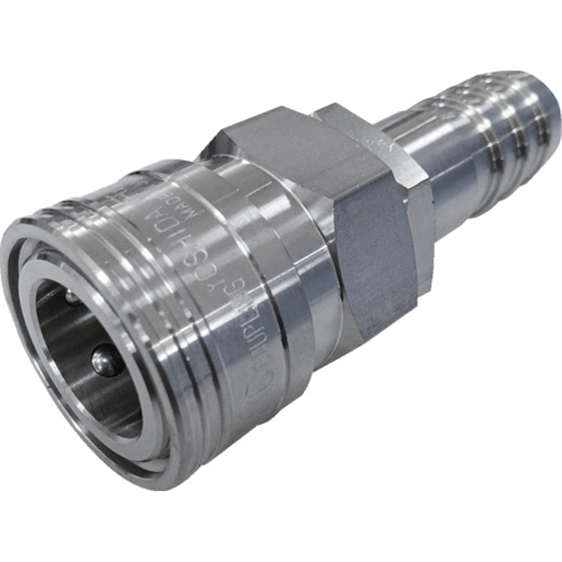 NKCカップリング NL型カップリングソケット(SUS304) 1 ホースニップル 1個（ご注文単位1個）【直送品】