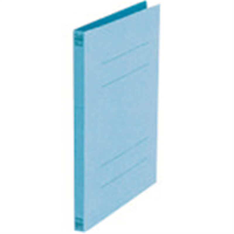 PLUS 261051)フラットファイル 021N A4S Rブルー 10冊  1パック（ご注文単位1パック）【直送品】