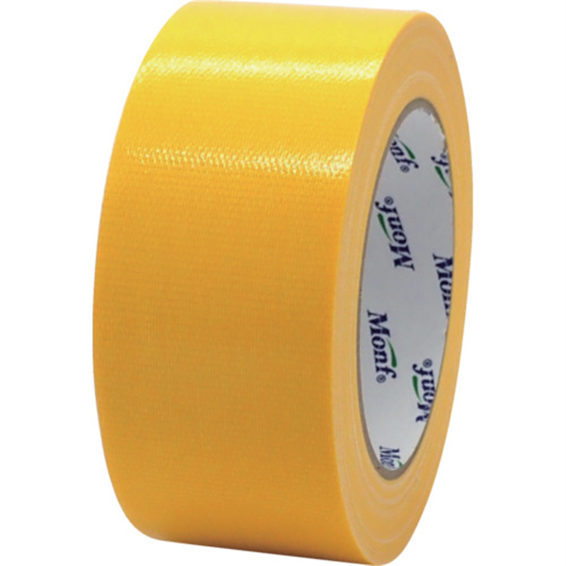 フルトー 布テープNO890黄 50mm×25m 1巻（ご注文単位1巻）【直送品】