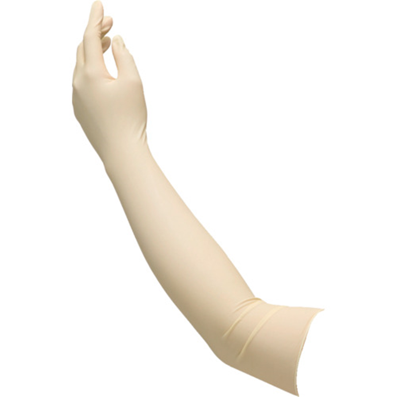 シンガー ラテックス手袋ロング48(20枚入)S 1箱（ご注文単位1箱）【直送品】