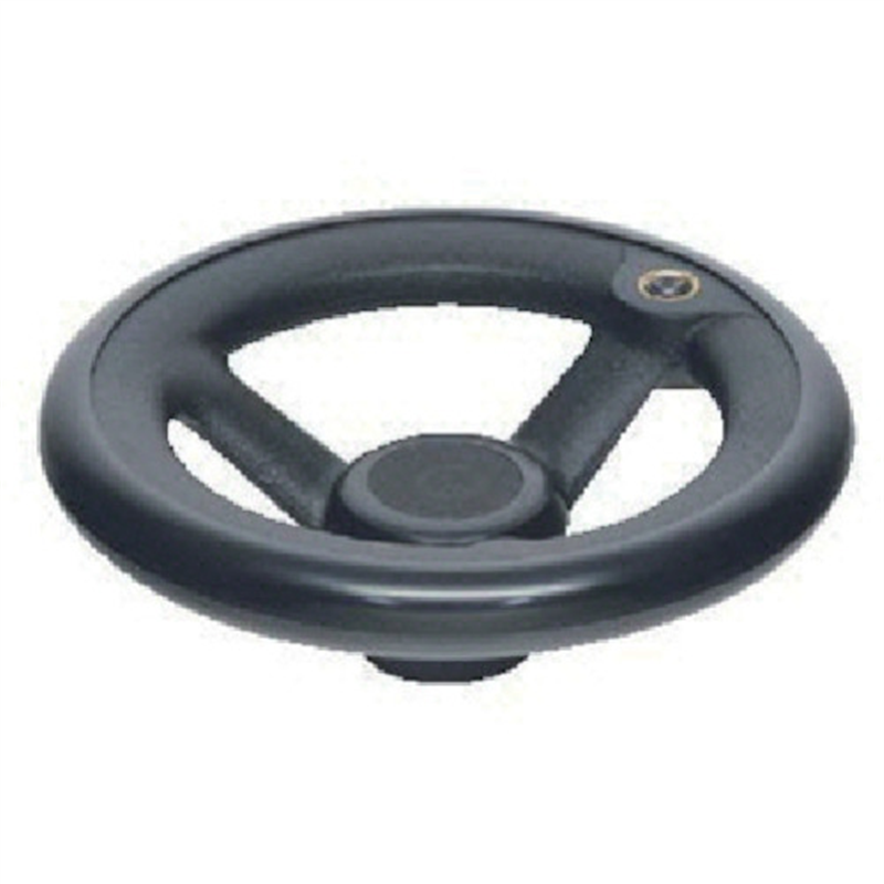 イマオ 丸リム型エンプラハンドル車 ハンドル径100mm 1個（ご注文単位1個）【直送品】