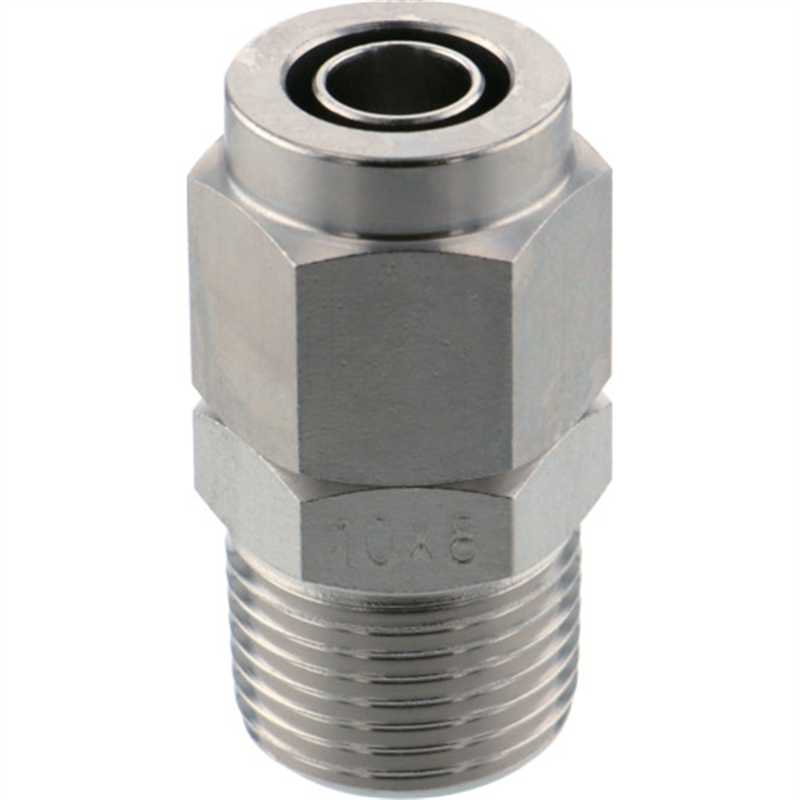 PISCO SUS316締付継手 ストレートチューブ1080ねじR3/8 1個（ご注文単位1個）【直送品】