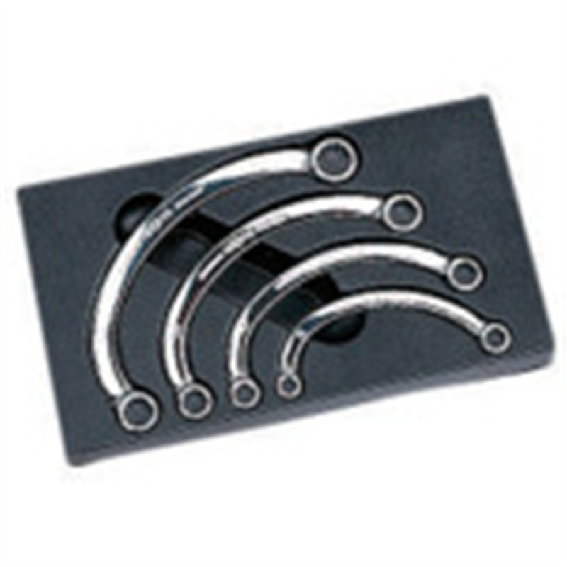 nepros ハーフムーンレンチセット[4本組] 1組（ご注文単位1組）【直送品】