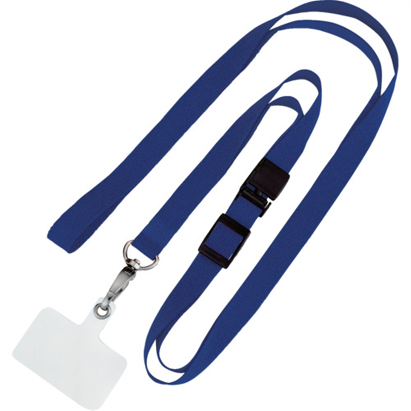 OP スマホ用ロングストラップ 1本 青 1本（ご注文単位1本）【直送品】