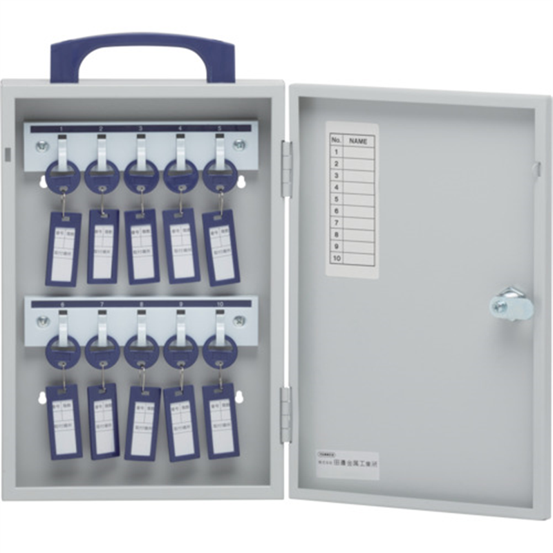 TANNER シリンダー錠式 キーボックス  10個掛け 1台（ご注文単位1台）【直送品】
