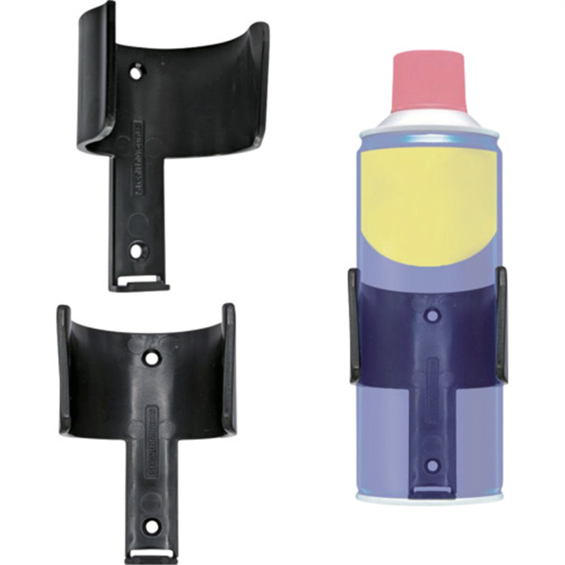 ステルスマウント スプレー缶ホルダー(2個入り)ブラック 1パック（ご注文単位1パック）【直送品】