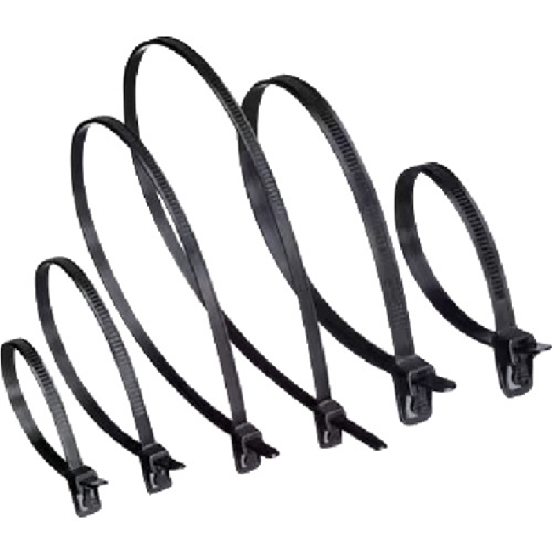 TYTON アウトレバー リピートタイ 黒 1袋（ご注文単位1袋）【直送品】