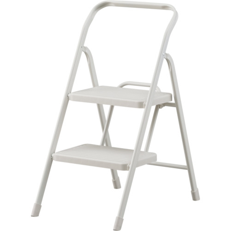 IRIS 踏台・椅子・ディスプレイラック 299953 折りたたみステップ2段 ニュアンスグレー 1台（ご注文単位1台）【直送品】