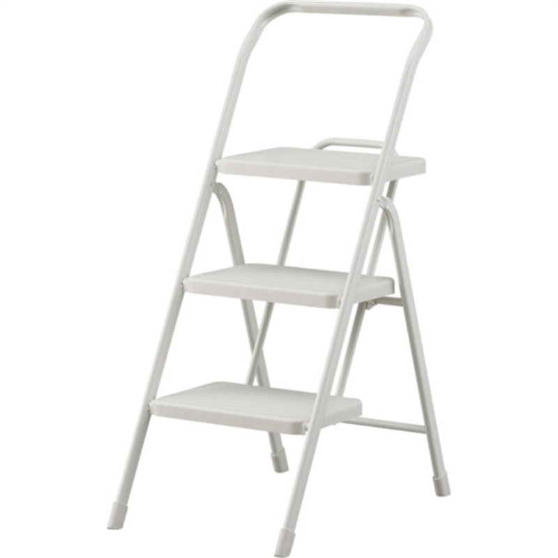 IRIS 踏台・椅子・ディスプレイラック 299955 折りたたみステップ3段 ニュアンスグレー 1台（ご注文単位1台）【直送品】