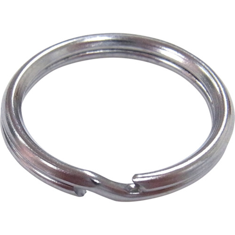 ニッサチェイン 代用クロームキーリング 20mm(2個入) 1パック（ご注文単位1パック）【直送品】