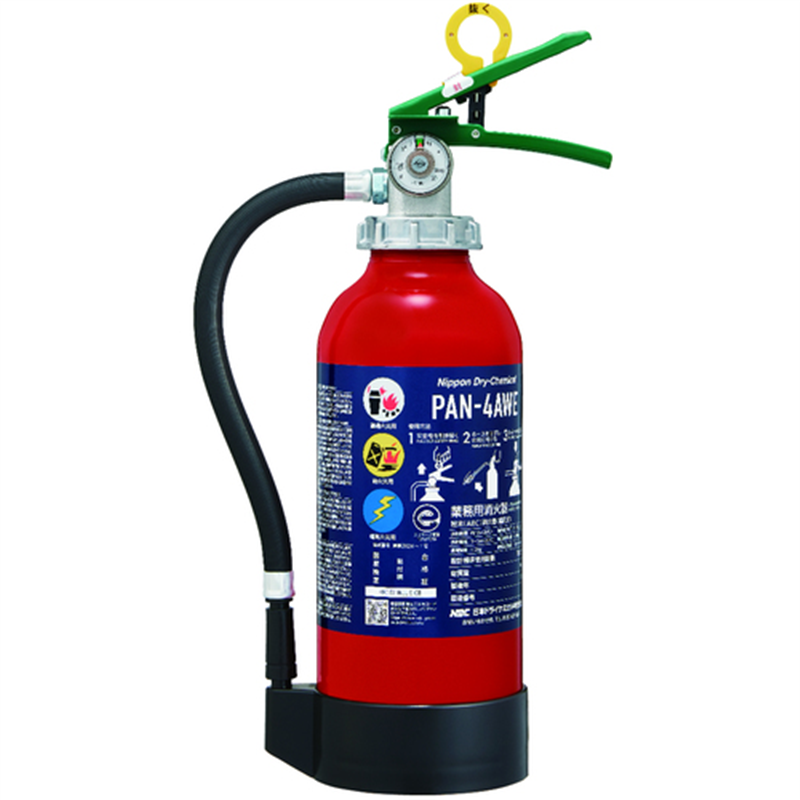 NDC ABC粉末消火器本体4型 蓄圧式 1本（ご注文単位1本）【直送品】