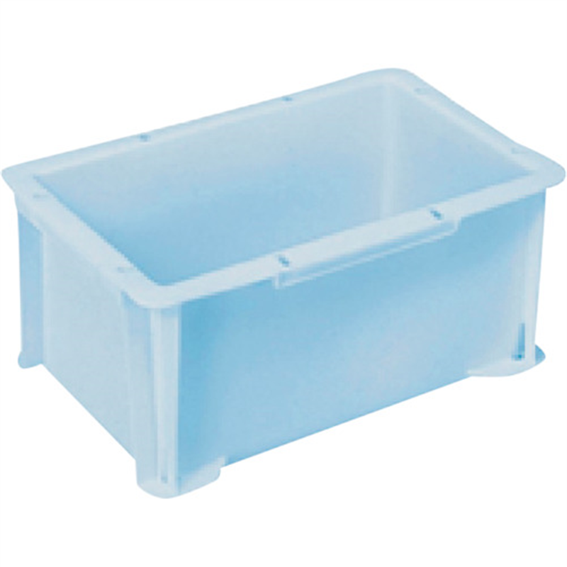 ヒシ S型コンテナ パステルブルー 有効内寸229×132×122mm 1個（ご注文単位1個）【直送品】