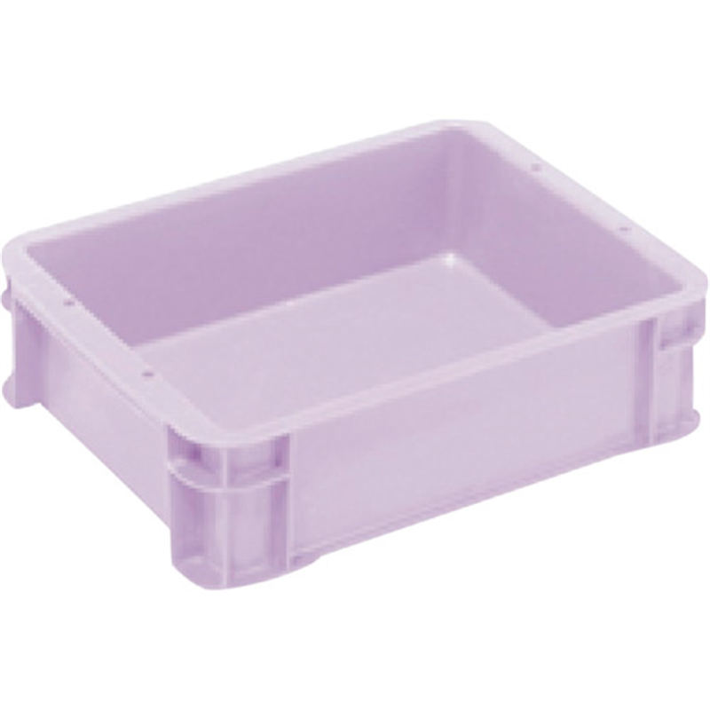 ヒシ S型コンテナ パステルパープル有効内寸312×237×83mm 1個（ご注文単位1個）【直送品】