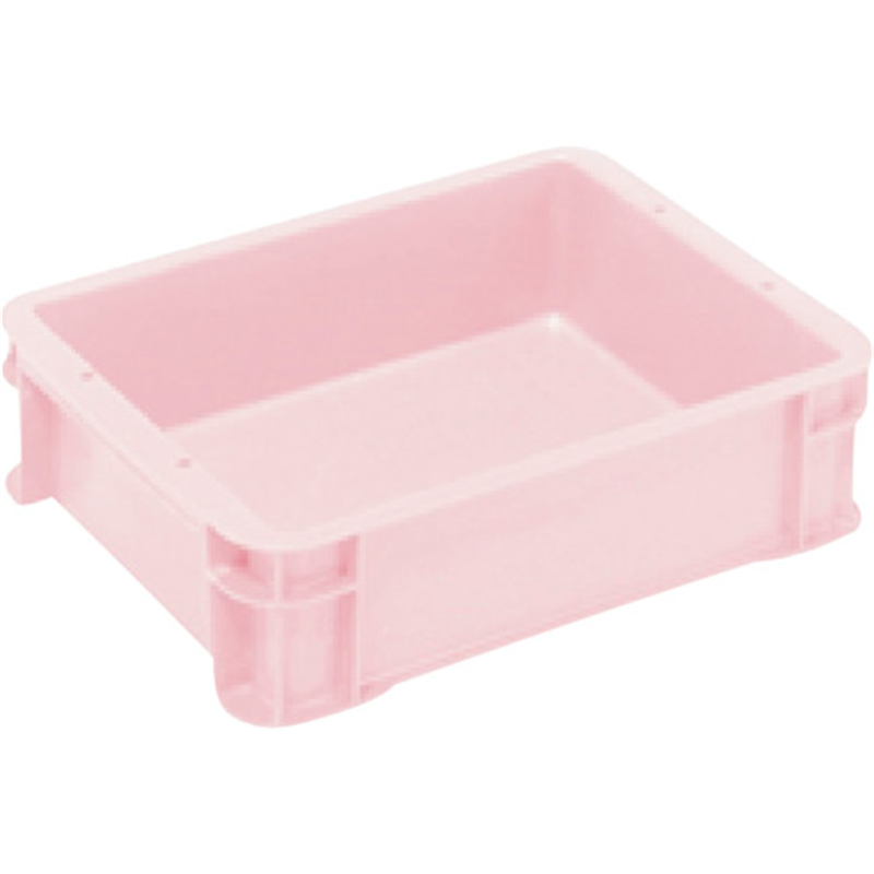 ヒシ S型コンテナ パステルピンク 有効内寸312×237×83mm 1個（ご注文単位1個）【直送品】