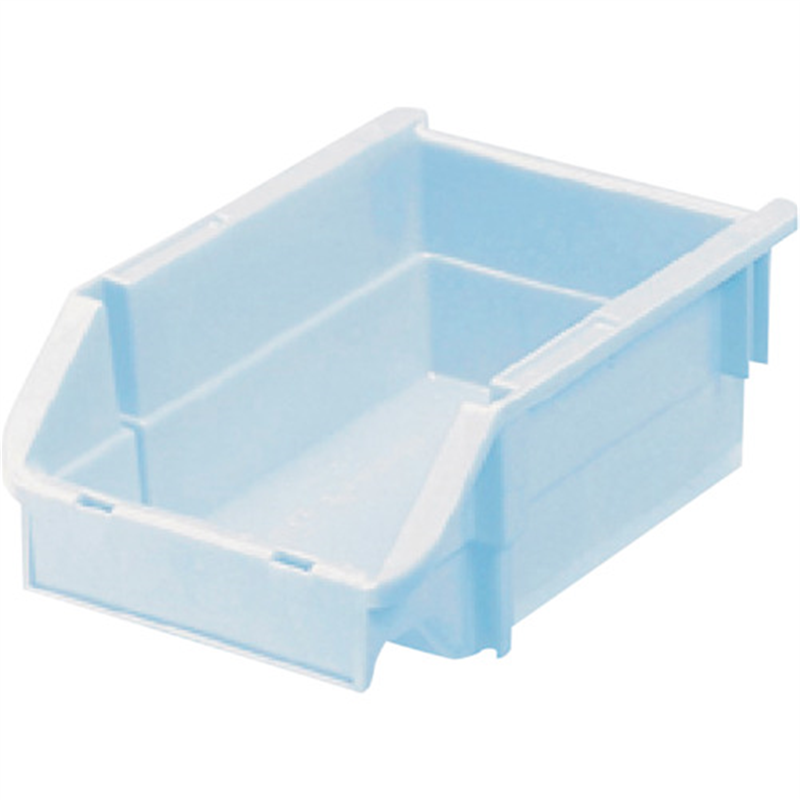 ヒシ T型コンテナ(ネスティングタイプ) パステルブルー W132×D200×H90  1個（ご注文単位1個）【直送品】