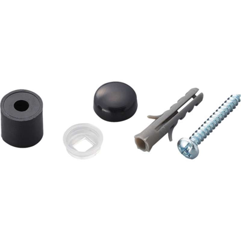 光 パンチングボード 壁面用 止め具セット 黒 6組入 1パック（ご注文単位1パック）【直送品】