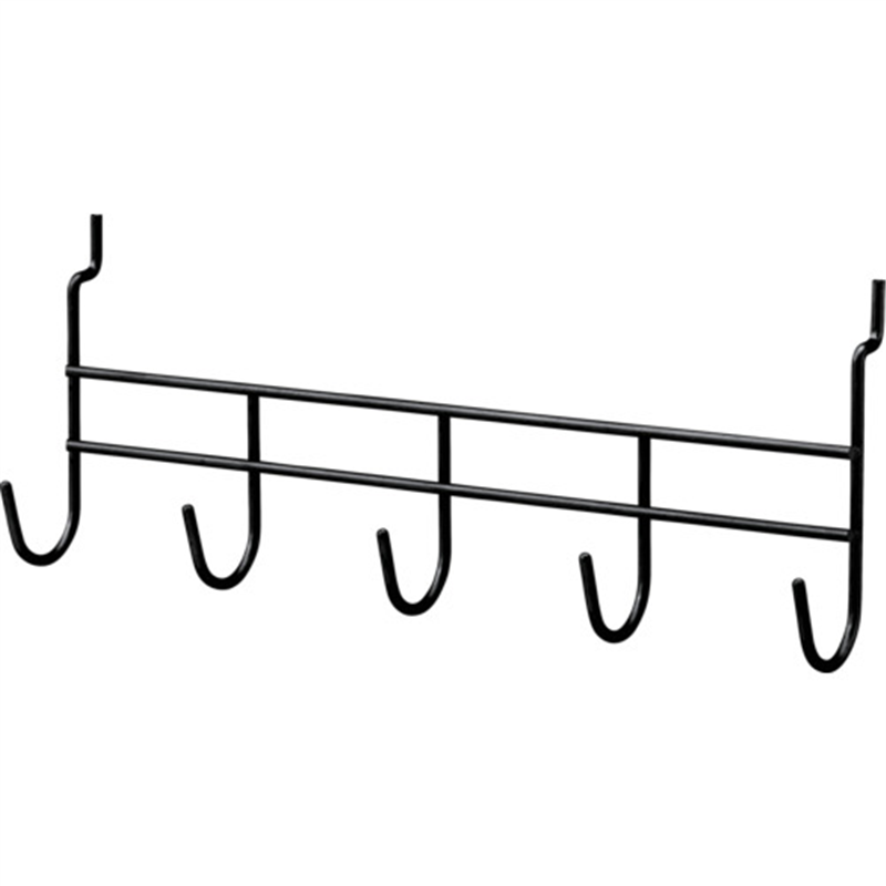 光 パンチングボード用パーツ ブラック 5連フック 1パック（ご注文単位1パック）【直送品】