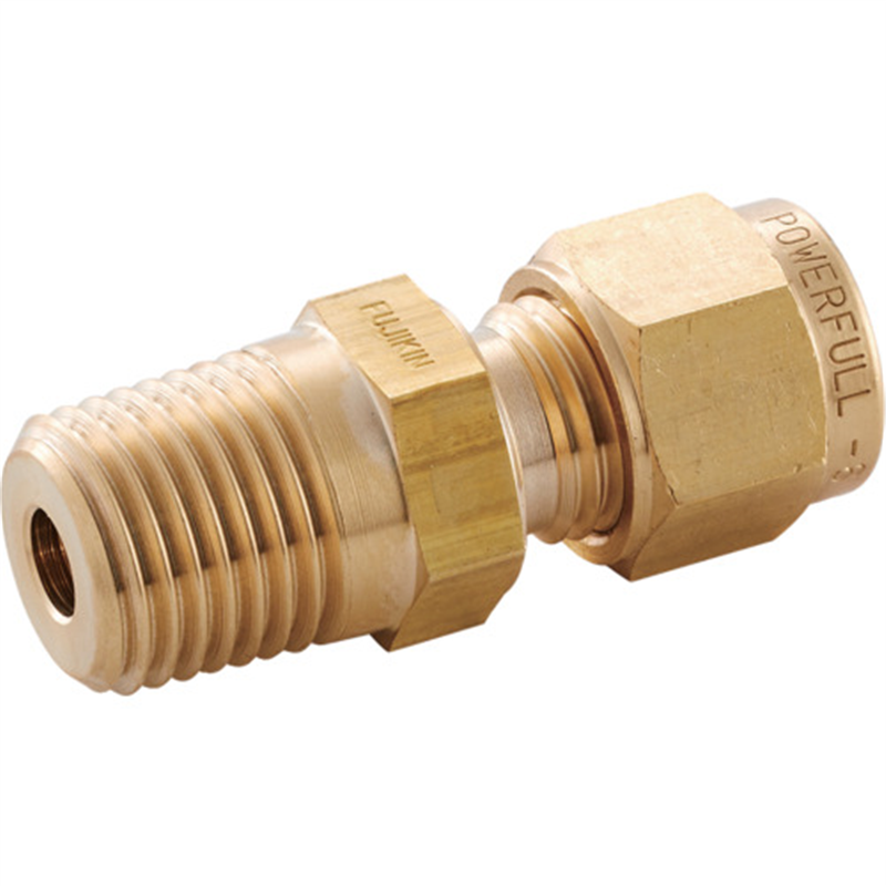 Fujikin 黄銅製パワフルロック継手_4.9MPa_PDW 1個（ご注文単位1個）【直送品】