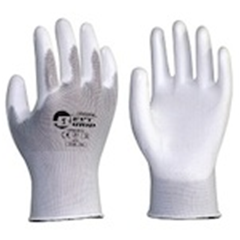 BESTGRIP 業務用ウレタン背抜き ホワイト S 10双 1組（ご注文単位1組）【直送品】