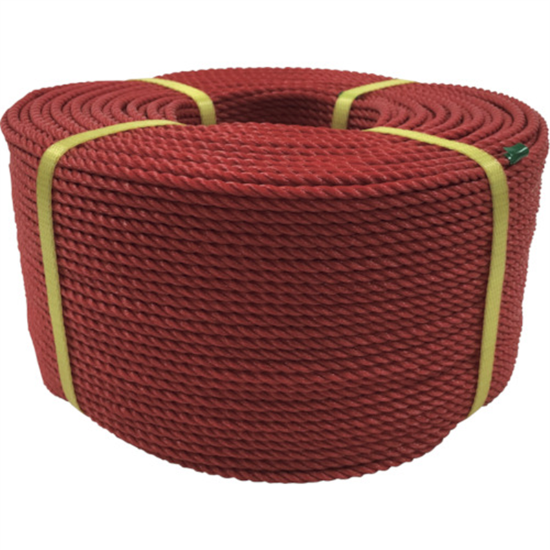 ユタカメイク ロープ PEロープ巻物 4φ×200m レッド 1個（ご注文単位1個）【直送品】