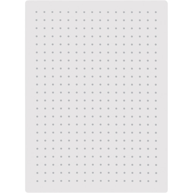 光 スチールパンチングボード ホワイト 約600×450mm 1枚（ご注文単位1枚）【直送品】