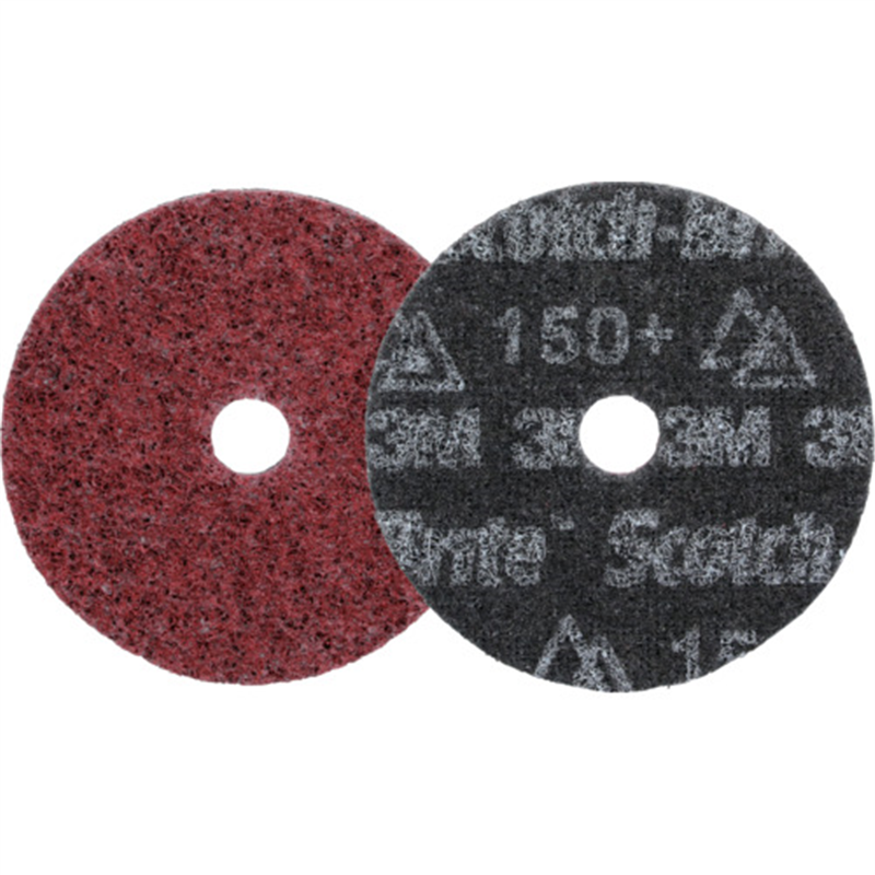 3M スコッチ・ブライト(TM) プレシジョンHD SCディスク ミディアム 150+ 100 mm x 16 mm 1枚（ご注文単位10枚）【直送品】